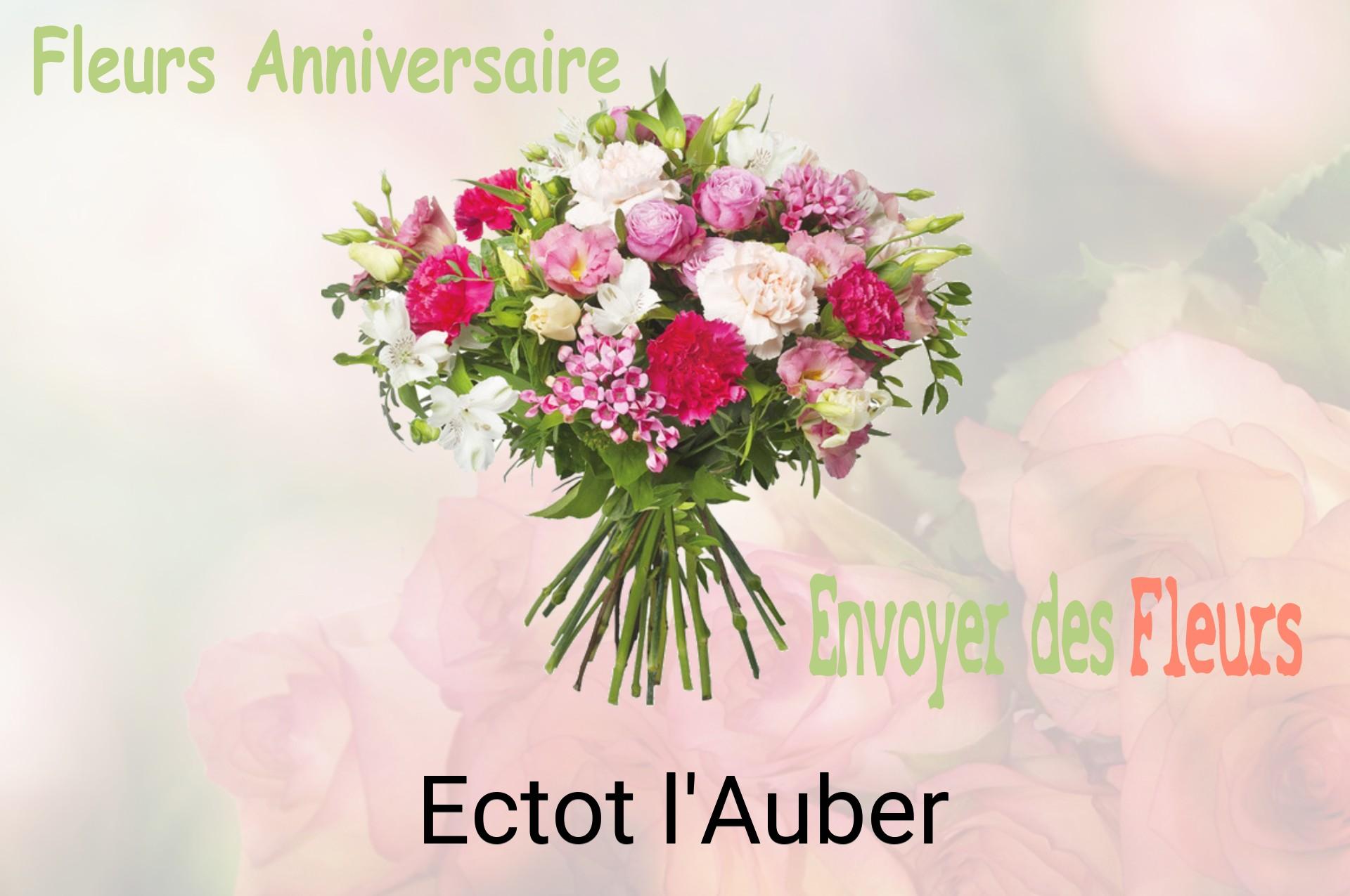 Bouquet de fleurs d’anniversaire livré à Ectot-l'Auber